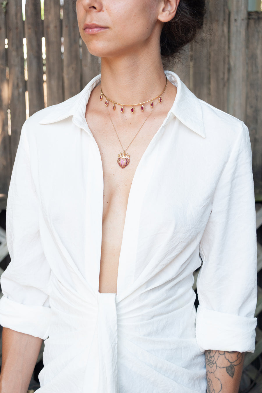 Marquise Ruby Choker