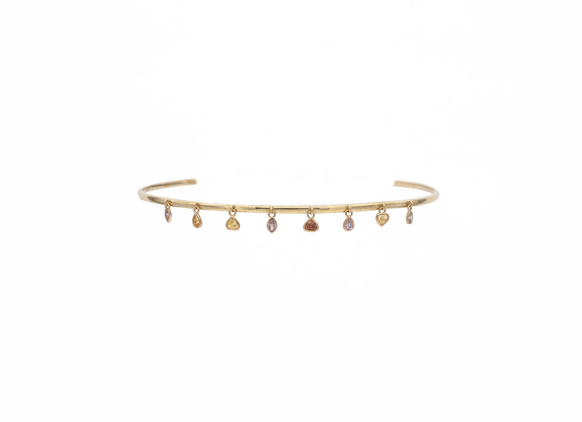 Colored Diamond Choker