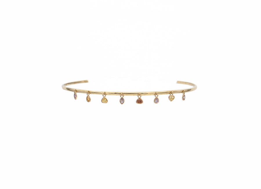 Colored Diamond Choker