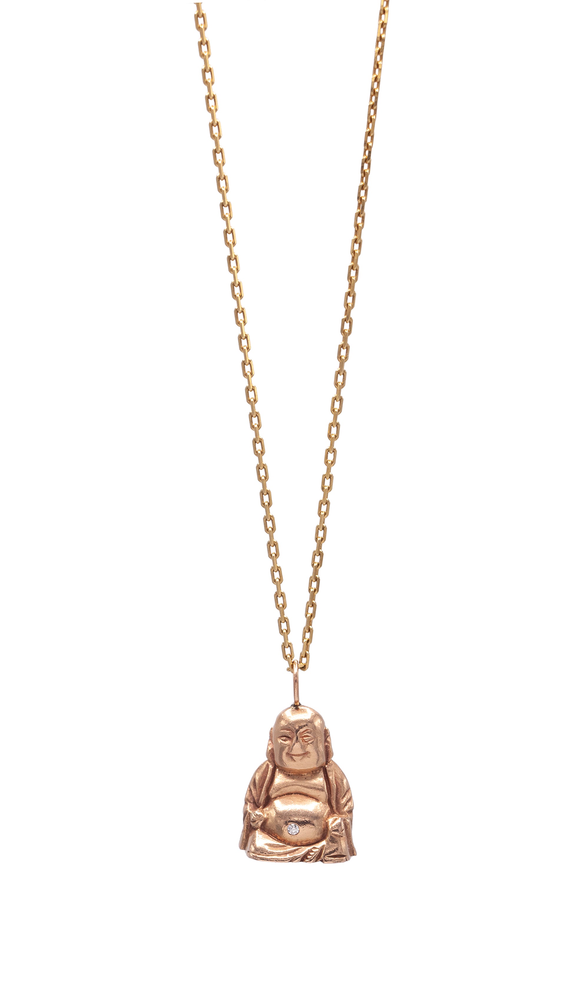 Rose gold cheap buddha pendant