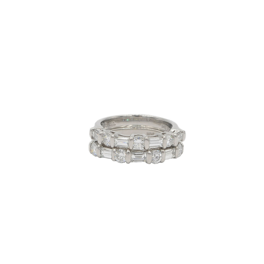Half Moon Diamond Stacker