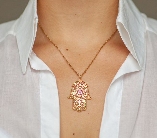 Hamsa Amulet Charm - Charms | Susan Rosen Inc.