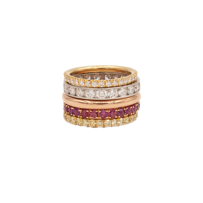 Pink Gold Chubby Band