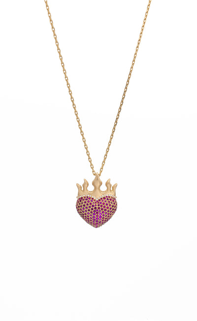 Ruby Fire Heart